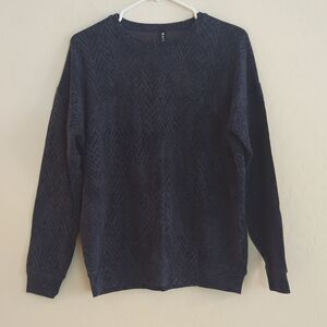 Athleta Animal Print Snakeskin Crew Neck Sweatshirt Workout Stretch Soft- Size S